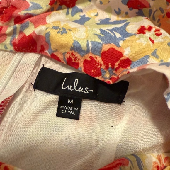 Lulus Floral Halter Dress - size M - Picture 7 of 7
